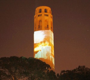 coit9 credit BenWood crop 300x267 Coit Tower Outdoor Film Screening & Live Radio Broadcast