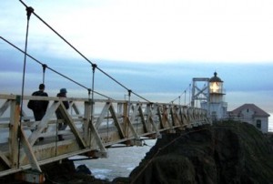 point bonita bridge 300x202 Christmas at Point Bonita Lighthouse | Marin