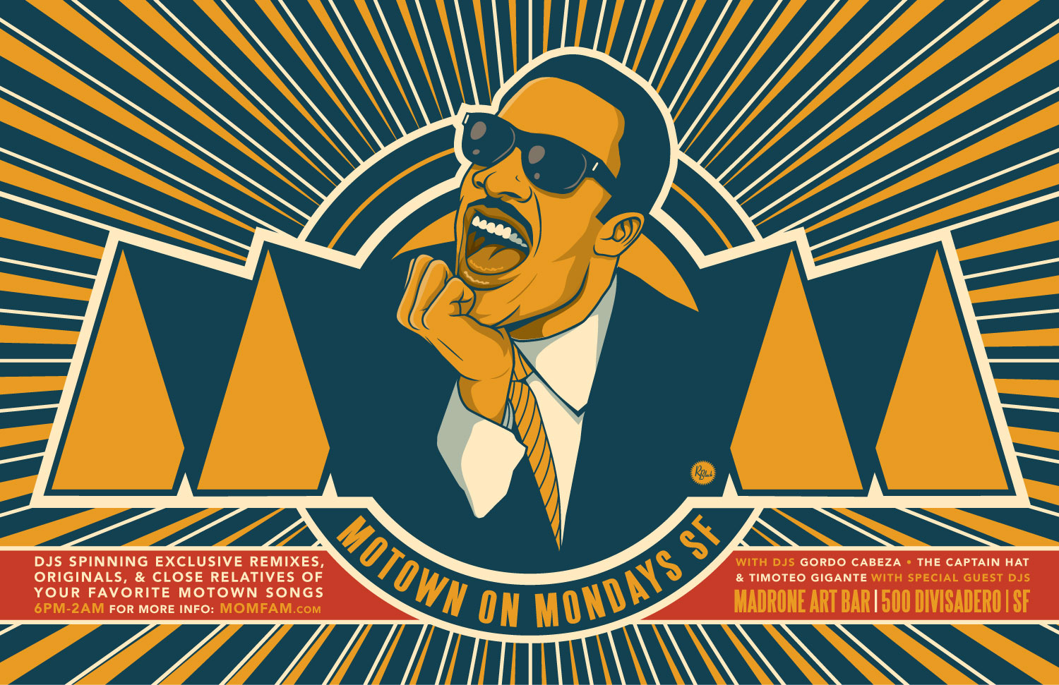“Motown On Mondays” DJ Night (Madrone Art Bar)