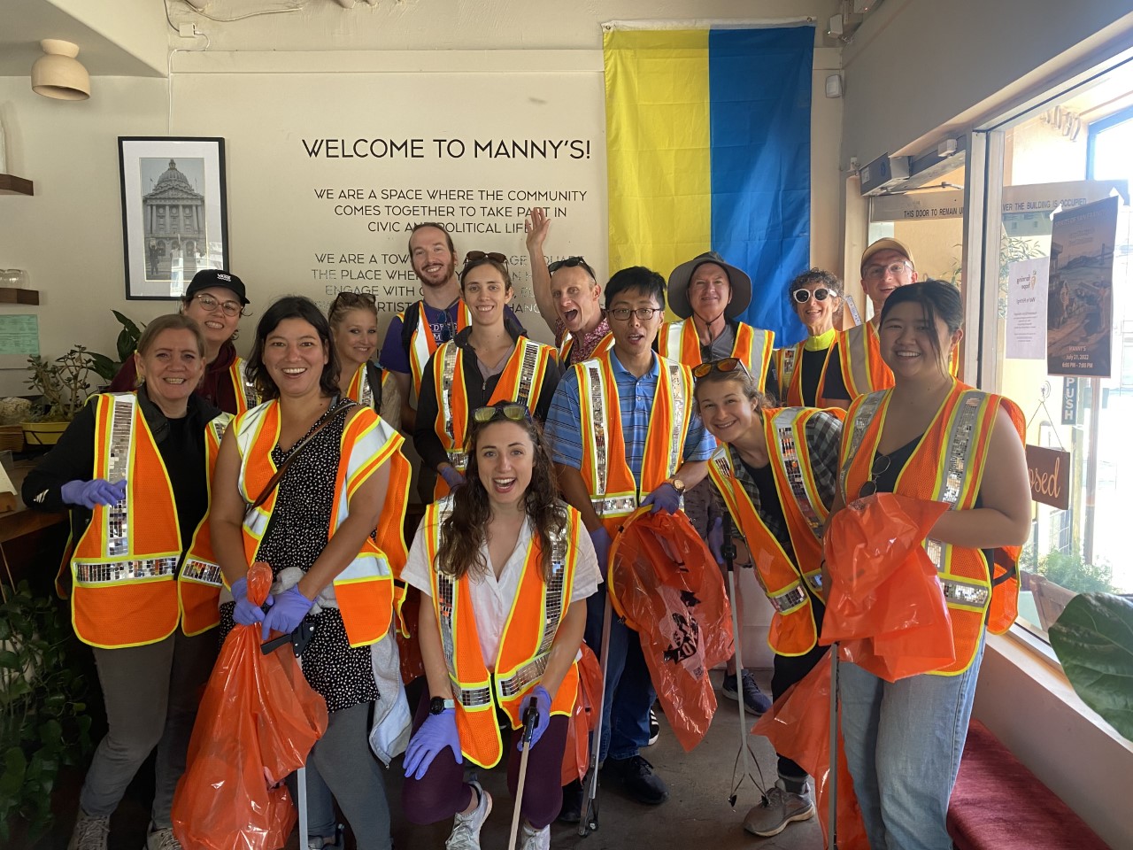 “Manny’s Neighborhood Trash Cleanup” w/ $1 Beer & Free Yoga Classes, Free Fries (SF)